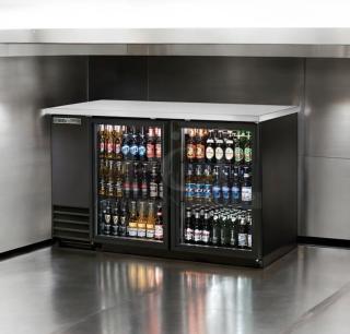 Pristine Condition – True TBB-24-48G-HC – Double Glass Door Back Bar Refrigerator – Fully Tested & Working! - Item #1224687