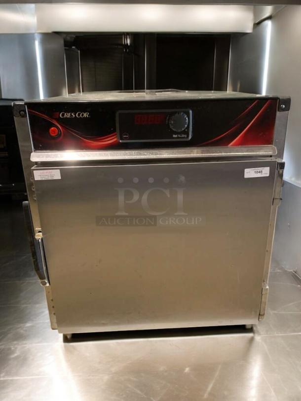 Pristine Cres Cor H137SUA5D hot holding cabinet. Stainless steel, 120V, digital controls, fully tested.