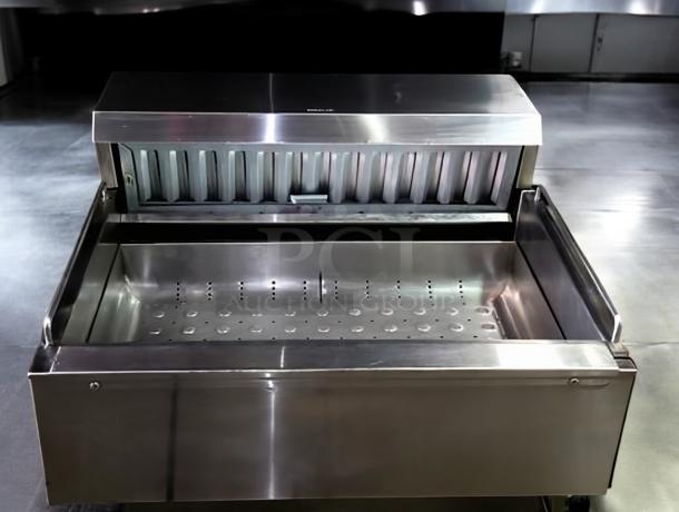 Commercial Stainless Steel Drop-In Cold Well, Model 810131-092023, pristine condition, fully tested and working.