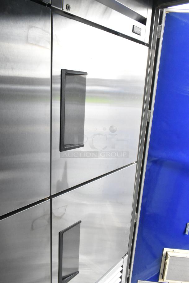 2021 Cruising Kitchens fast food trailer with stainless steel commercial freezer doors. Brand new condition.