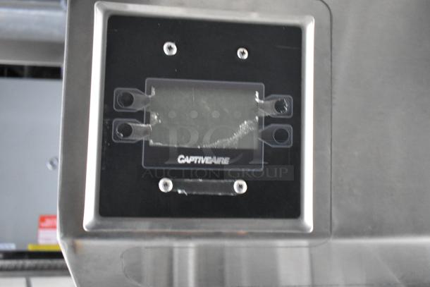 CaptiveAire grease hood control panel, part of a 2021 Cruising Kitchens 24' mobile kitchen. New condition.