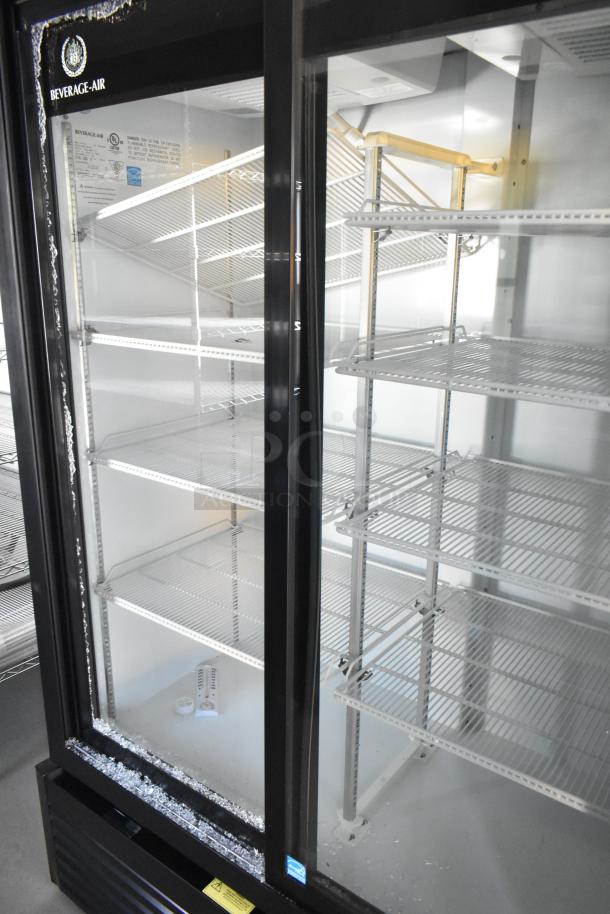 Nationwide 24' cold food and beverage trailer with Beverage Air cooler, wire shelving, and commercial-grade equipment, 2021 model.