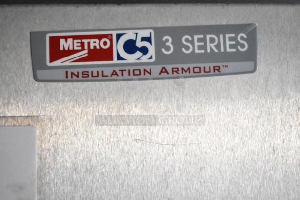 Metro C5 3 Series Insulation Armour label on metal surface, showing product branding and model.