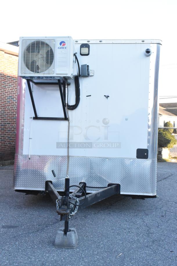 Nationwide 24' cold food trailer, 2021 model, Gree air unit, fully outfitted for food service, ready for operation.