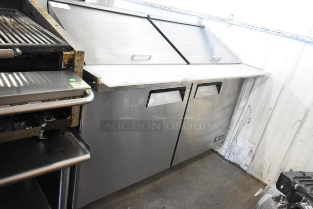 Polar MSF8307 stainless steel sandwich salad bain marie, commercial casters, good condition, 115V, 1 phase.