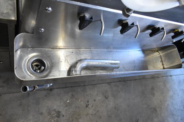 2021 Stoelting M202-209B00SIR stainless steel custard freezer, floor style, air-cooled, 208-240 volts, 3 phase.