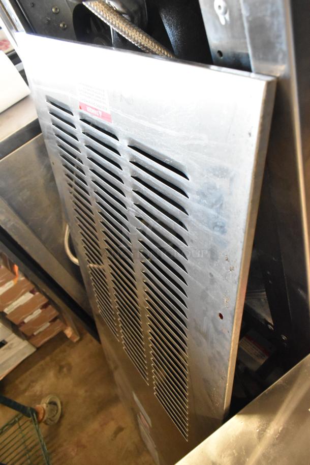 2021 Stoelting M202-209B00SIR stainless steel commercial custard freezer, air-cooled, 208-240V, 3 phase, used.