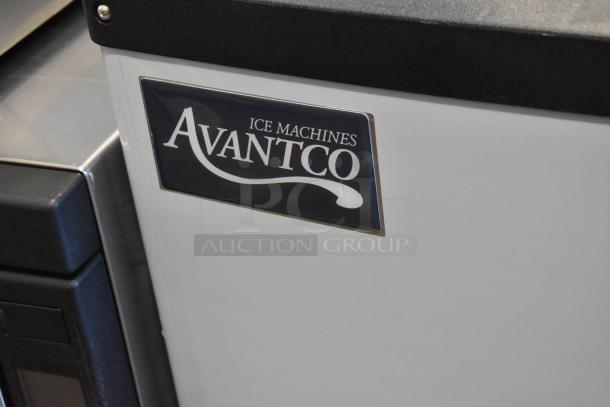 Brand new Avantco 194MCF430A stainless steel ice machine, 397 lb capacity, minor scratches, 115V, 1 Phase.