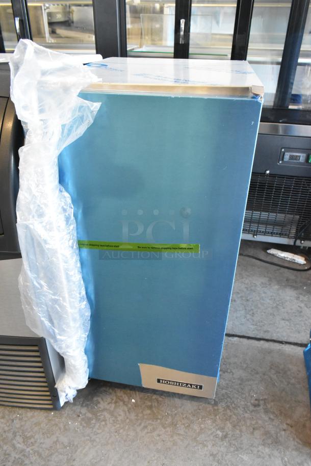 BRAND NEW 2025 Hoshizaki AM-50BAK-AD stainless steel ice machine, ADA compliant, 27 lb. bin, 54 lb. capacity.