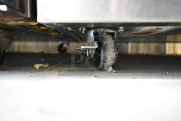 2021 Delfield 406P-STAR4 undercounter cooler with stainless steel exterior and commercial casters, 115V, 1 phase.