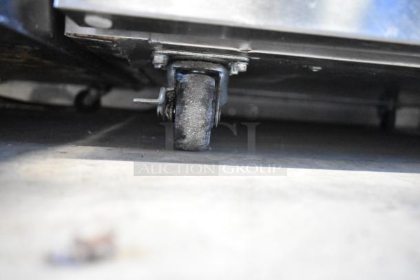 2023 Delfield 406P-STAR2 undercounter cooler on commercial casters, stainless steel, 115 volts, 1 phase.