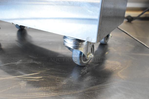 2025 Jun-Air 86R-3MN1-DSBHH stainless steel nitrogen generator on commercial casters, 120V, 1-phase, for Nitro Brew.