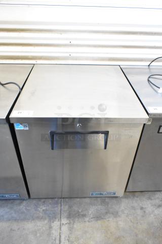 2023 True TUC-27-HC Stainless Steel Undercounter Cooler, single door, commercial casters, 115V, excellent condition.