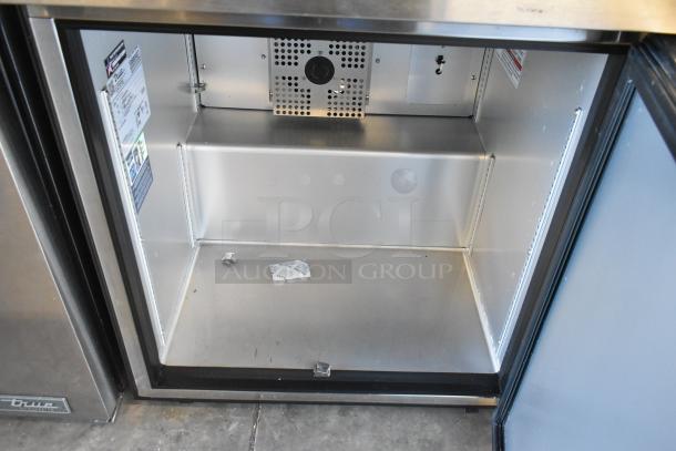 2023 True TUC-27-HC stainless steel undercounter cooler, single door, commercial casters, 115V, 1 phase, excellent condition.