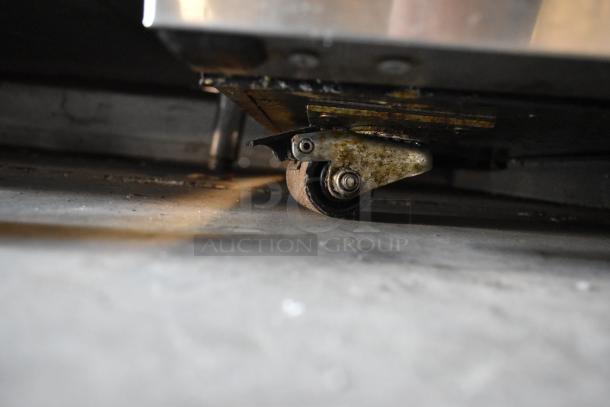 2023 True TUC-27-HC undercounter cooler, stainless steel, single door, on commercial casters, 115V, 1 Phase.