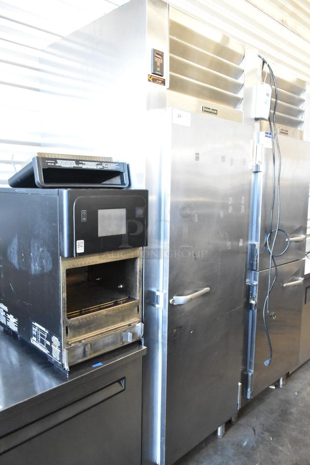Traulsen RHT132WUT-FHS stainless steel single door reach-in cooler, 115 volts, 1 phase, in good condition.