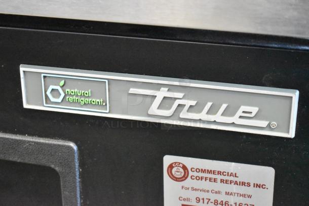 2018 True TBB-1-HC undercounter bar cooler, metal, single door, on commercial casters. Features natural refrigerant.