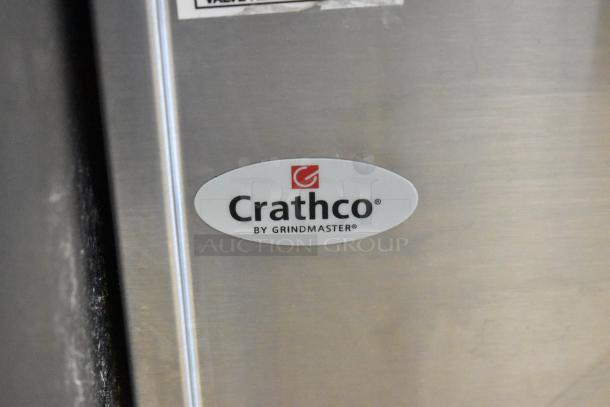 2018 Crathco 3311 stainless steel frozen beverage machine, single flavor, 115V, 1 phase, Crathco label visible.