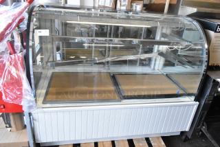 Cooking Performance Group Alternative Air Metal Display Case, glass front, commercial use, good condition.