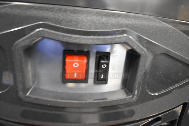 Carnival King COLDREAM 1M dispenser control panel, new condition, features red and black power switches.