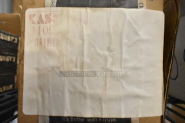 Five brand new Kason items, including door catch and strike, with scratch and dent condition. Visible label reads "Kason 1109."