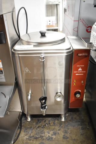 BRAND NEW SCRATCH AND DENT! 2025 Avantco 177HWD10D Stainless Steel Commercial 10 Gallon Bulk Hot Water Dispenser. 208/240 Volts, 1 Phase. - Item #1226639
