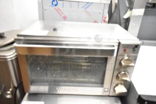 BRAND NEW SCRATCH AND DENT! 2023 Waring WCO250X Stainless Steel Quarter Size Countertop Convection Oven. 120 Volts, 1 Phase. - Item #1226640