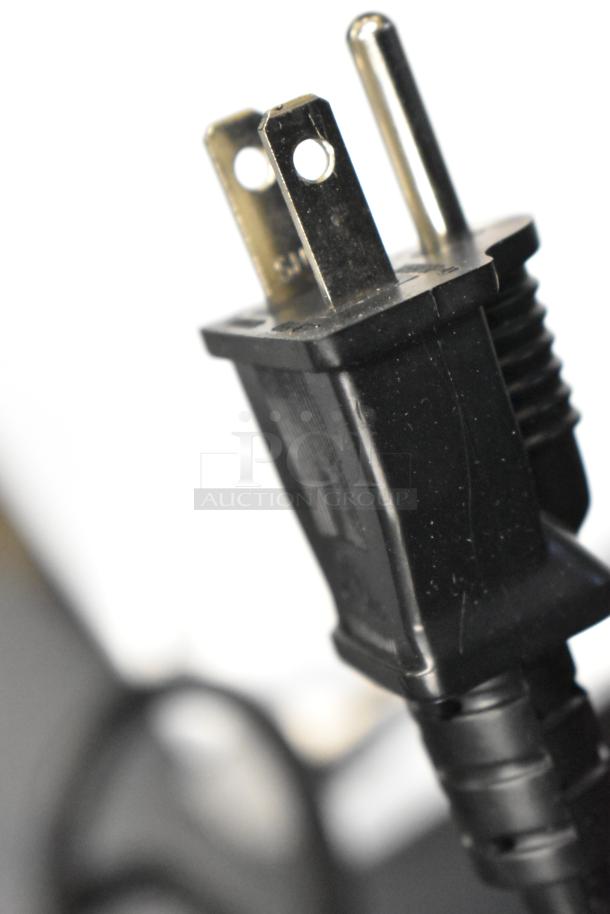 Close-up image of a power plug for the 2025 ServIt 423TCW46 chip warmer, 120V, 1 Phase. New condition.