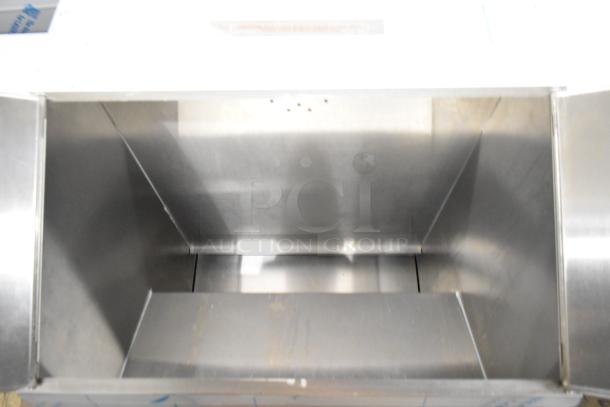 Brand new 2025 ServIt 423TCW46 stainless steel 46-gallon chip warmer, scratch and dent condition, 120V, 1 phase.