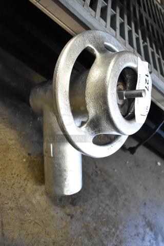 BRAND NEW SCRATCH AND DENT! Metal Commercial Attachment for Meat Grinder Base. - Item #1226649