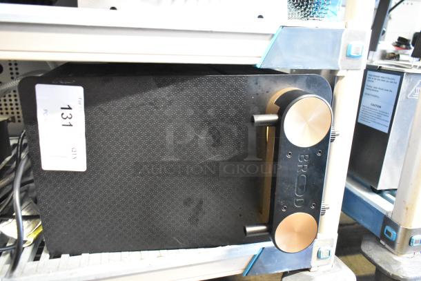 BRAND NEW Fetco DRNX by BROOD DUO Dual Tap Nitro Cold Brew Dispenser, 120V, Model DRNX SLM DUO, with minor dents.