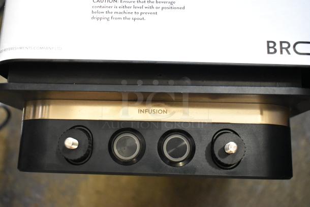 BRAND NEW SCRATCH AND DENT! Fetco DRNX by BROOD DUO Dual Tap Nitro Cold Brew Dispenser, Model DRNX SLM DUO, 120V, Infusion controls.