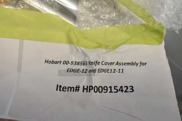 Hobart 00-938563 Knife Cover Assembly for EDGE-12, in original packaging, Item# HP00915423, brand new condition.