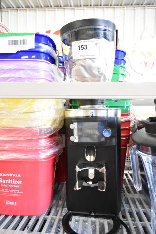 BRAND NEW SCRATCH AND DENT! 2025 Mahlkonig E65T GBS Metal Commercial 2.6 lb. Black On-Demand Grind-by-Sync Espresso Grinder. 120 Volts, 1 Phase. - Item #1226675