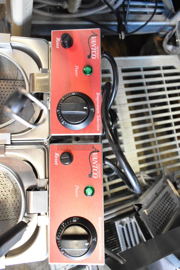 Avantco 177PC102 stainless steel countertop pasta cooker, 2-gallon, 120V. Temperature controls, new scratch and dent.