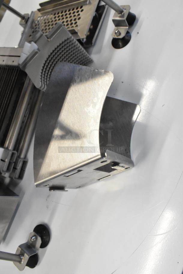 BRAND NEW SCRATCH AND DENT Edlund 350 Electric Slicer, visible stainless steel components, 115V, 1 Phase.