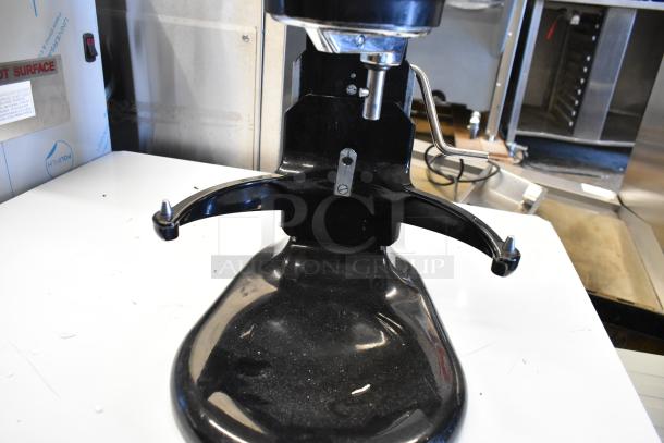 KitchenAid KSM8990OB 8 Qt. Metal Black Mixer, bowl lift model, untested due to cut power cord, fair condition.