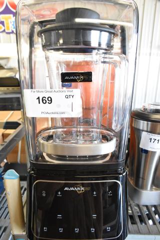 BRAND NEW AvaMix 928HBX2000 blender, 64 oz, 3 1/2 hp, touchpad, sound enclosure, with tags, 120 volts, 1 phase.