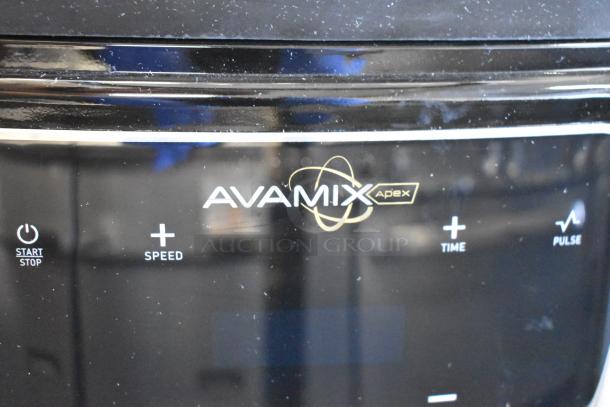 Brand new AvaMix 928HBX2000 commercial blender with touchpad, 3.5 hp motor, sound enclosure, and speed controls.