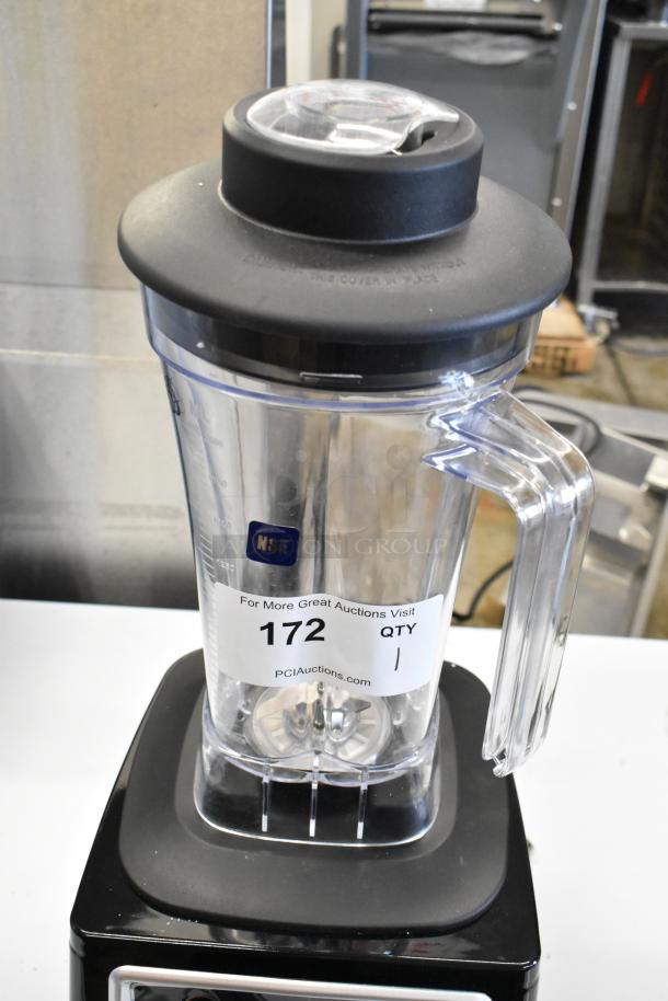 Brand new AvaMix 928BX2100K 3 1/2 hp commercial blender, 64 oz. Tritan™ container, keypad control; NSF label visible.