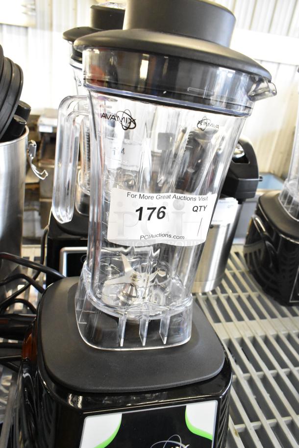 Brand new AvaMix 928BX2000T 3.5 hp commercial blender with toggle control, 64 oz. Tritan container, slight scratches.