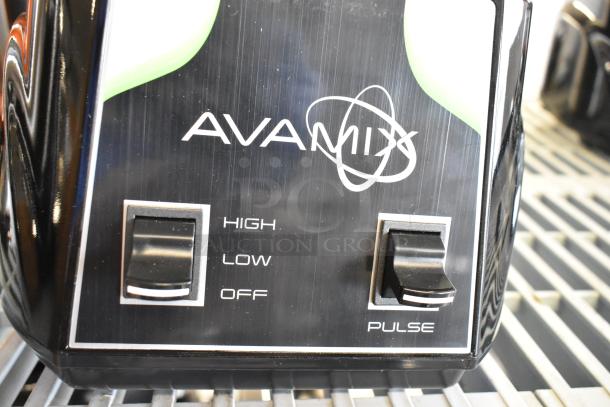BRAND NEW SCRATCH AND DENT AvaMix 928BX2000T 3.5hp commercial blender, toggle controls, logo shown.