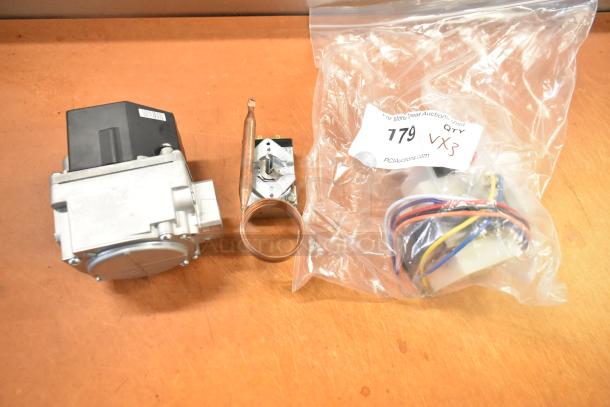 3 brand new Narvon 378PAF0325 transformers for auto-fill units, including wiring. Item labeled "QTY VX3."