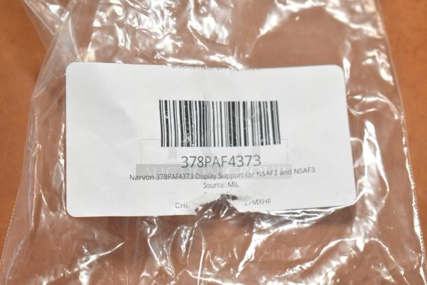 Narvon 378PAF4373 Display Support in packaging. Label shows model number for NSAF2 and NSAF3 Auto-Fill Units.