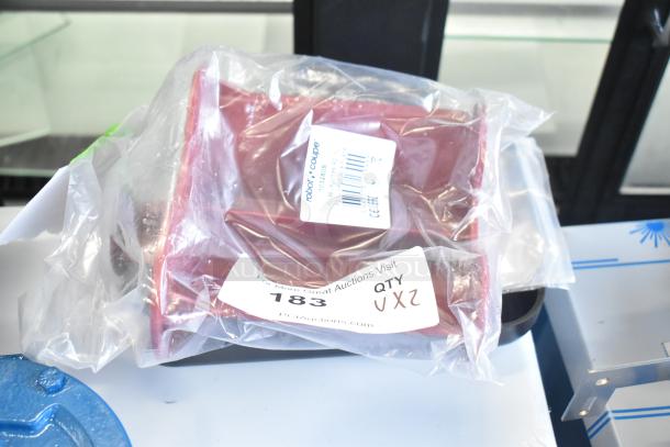 Brand new Robot Coupe 103280S pusher in plastic packaging, marked as scratch and dent, visible label with model details.