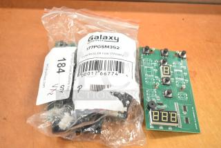 Packaged Galaxy 177PGSM352 controller for 2 bowl slushy machines. Brand new, scratch and dent, 110V, model 177PGSM352.