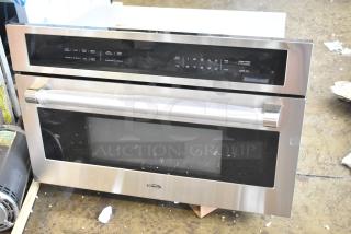 Brand new KoolMore KM-CWO30-SS 30" stainless steel built-in convection microwave. Slight scratches, 120V, 1 phase.