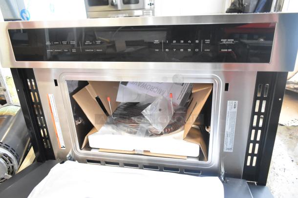 2025 KoolMore KM-CWO30-SS Stainless Steel Built-In Microwave, Convection, scratch and dent, 30 in, 120V, 1 Phase.