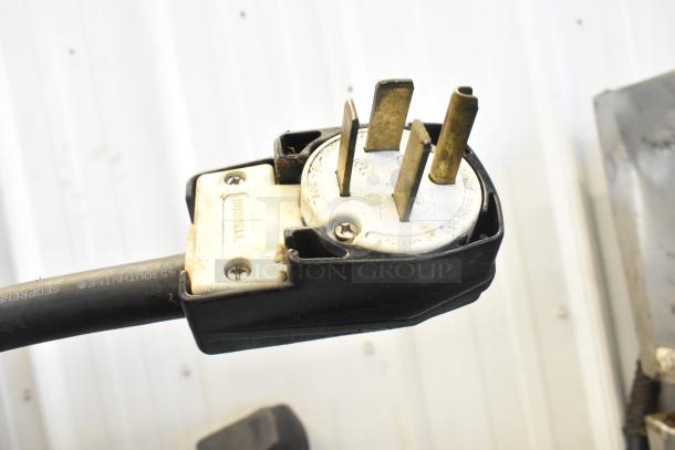 Three 2016 Turbochef HhC2020 stainless steel conveyor ovens on casters, electric, 208/240V, 3 phase, includes shown parts.