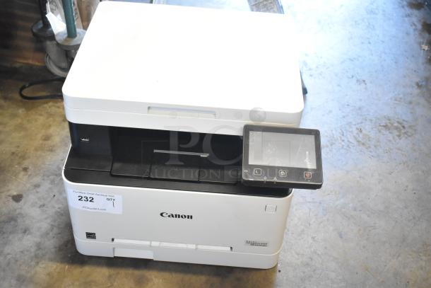 Canon F814500 countertop printer scanner copier, good condition, features control panel, Canon branding visible.
